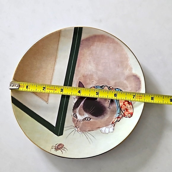 METROPOLITAN MUSEUM OF ART MMA 1986 Cat And Spider Plate By Toko - Picture 5 of 5